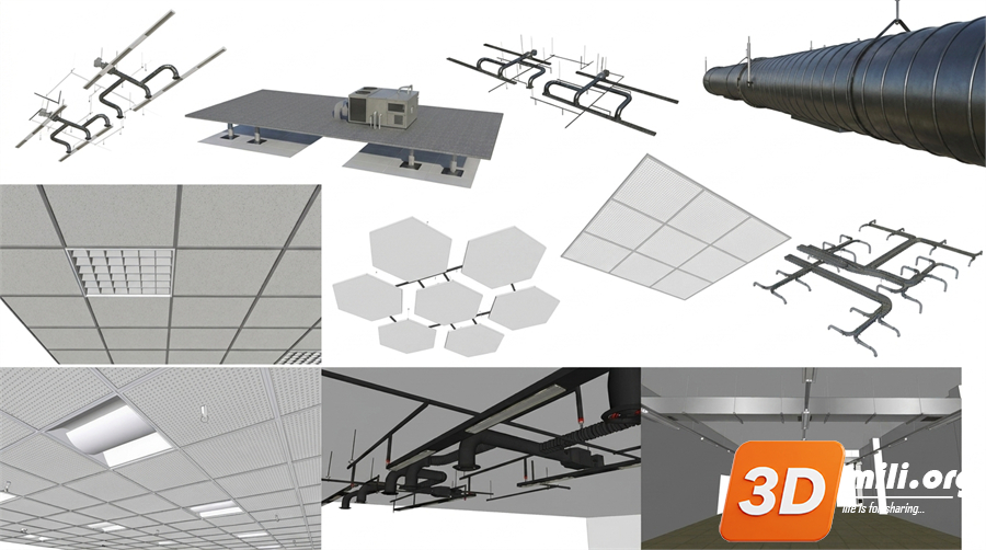 Ceiling Decoration Skp Files